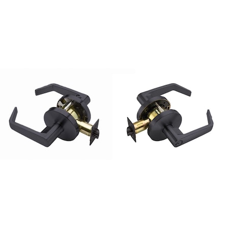 Falcon W581PD622 W Series Storeroom Dane Lever Lock C Keyway 30197 Latch 30148 Strike Matte Black Finish W581PDAN622